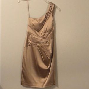 One shoulder elegant dress